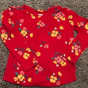 Thermal floral top